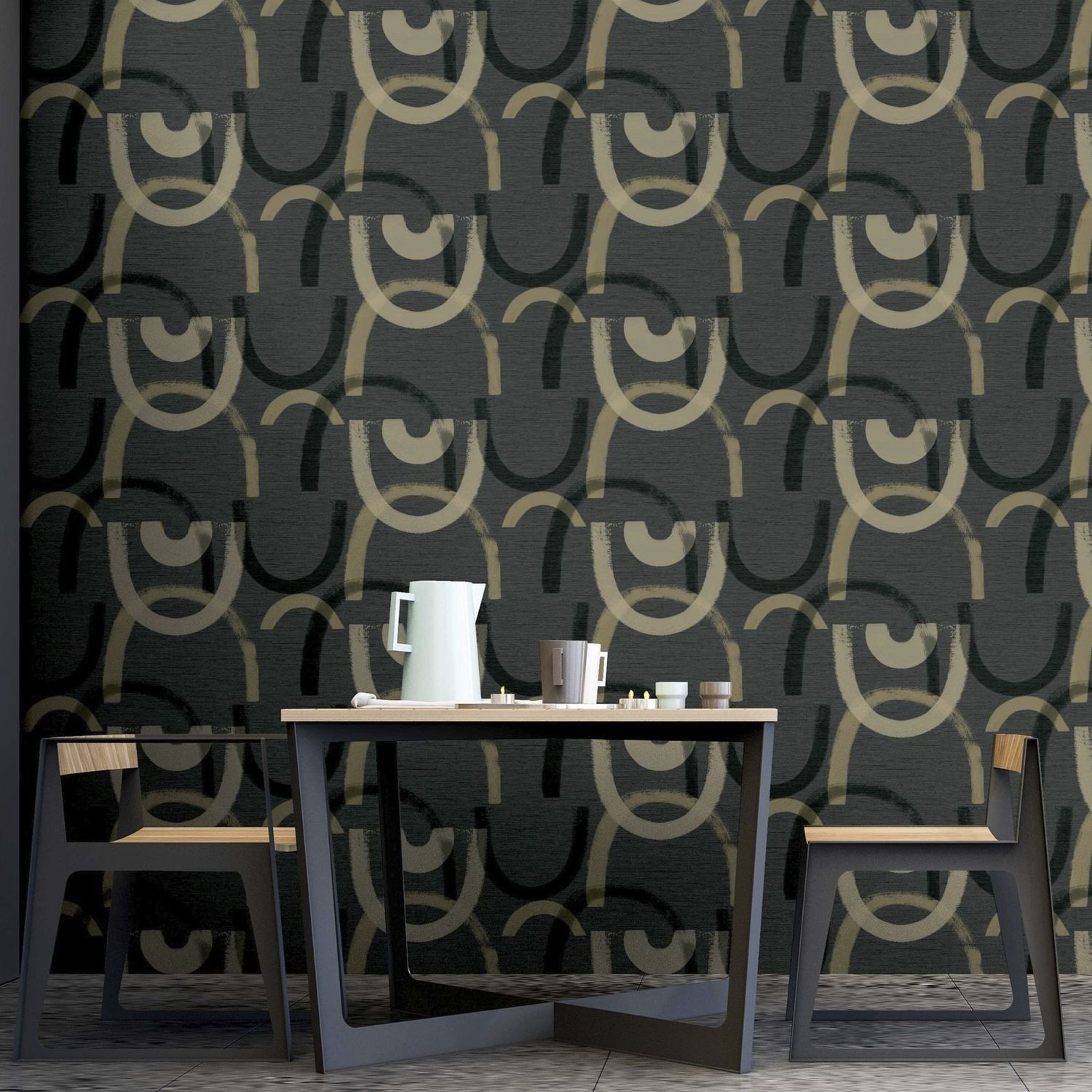Carta da parati lavabile in tessuto non tessuto con motivi floreali FOR YOU Collezione WALLPAPER