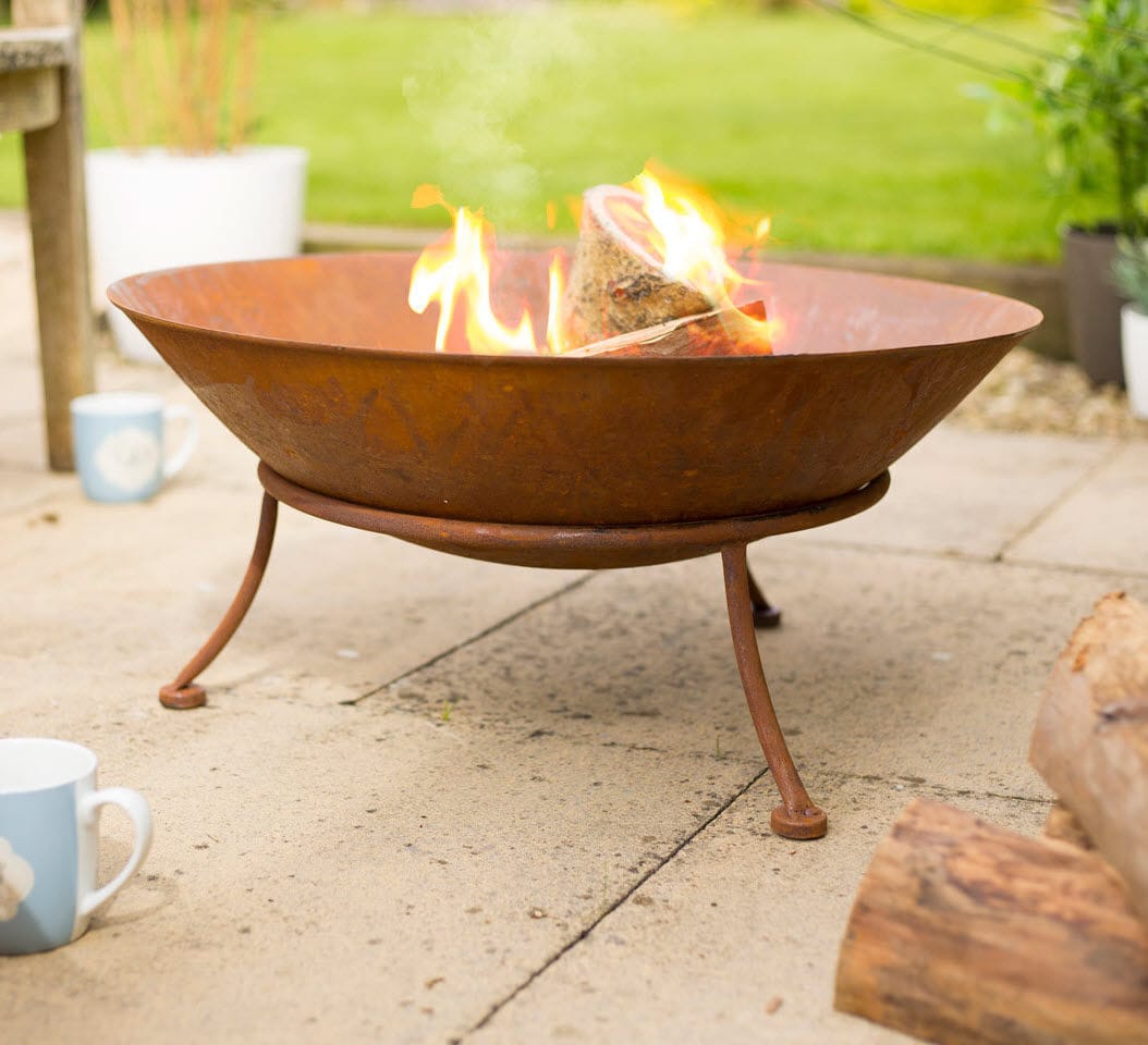 BIZZOTTO BRACIERE EFESTO RUGGINE D70X26H