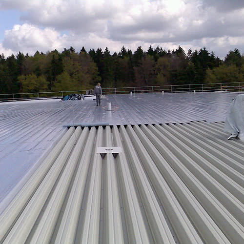 Pellicola Autoadesiva Per Tetti In Alluminio - Copertura Impermeabile 5x1m, Grigio Argento