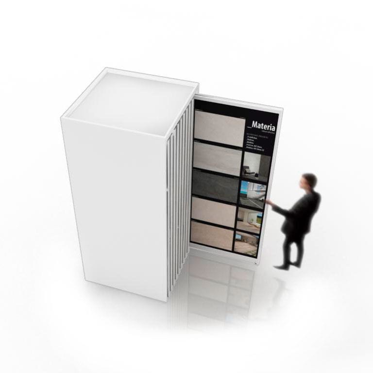 Supporto For Porta Campioni Da Pavimento, Espositore For Piastrelle Da Pavimento Da 13 Piastrelle, Espositore For Campioni In Ceramica, Risparmia Spazio For Le Sale Espositive Dei Supermercati(39.37 X