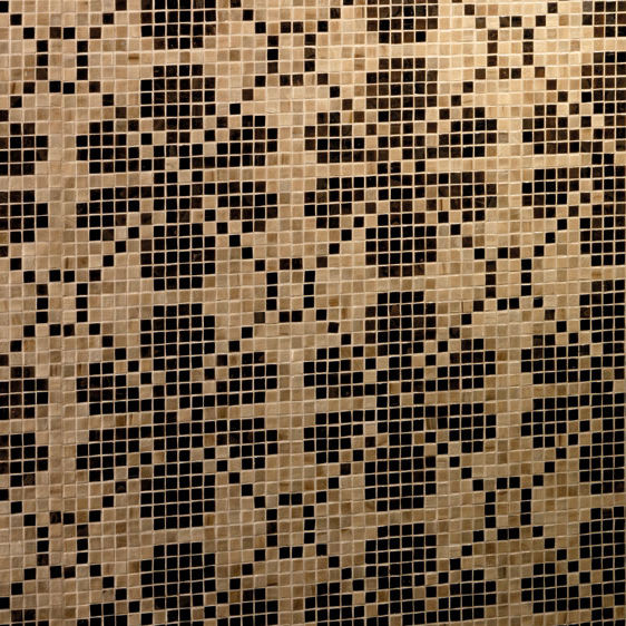 Mosaico vetro Parentesi Rame Nero nero sp. 8 mm. | Leroy Merlin
