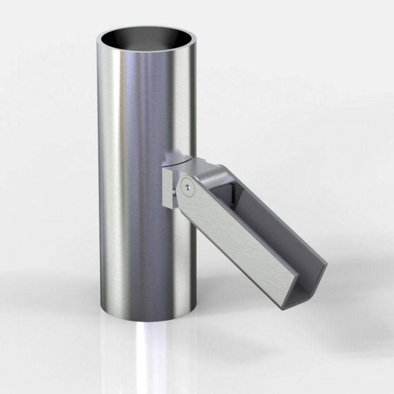 Forte L'installazione Di Ringhiere Frameless Perno Di Vetro Morsetto 12mm16mm Su