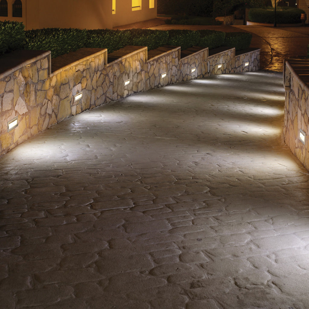 luce da incasso a muro