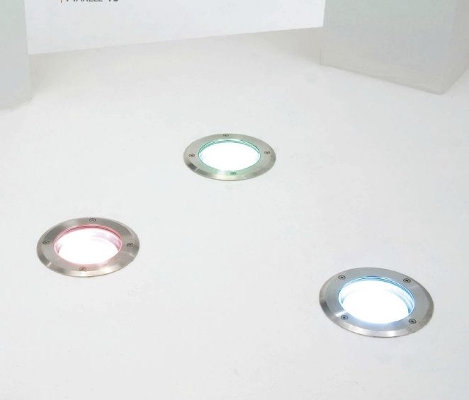 VBLED® Mini Faro LED Da Incasso A Pavimento: 0,3W, 15 Lumen, 3000K Caldo, IP67, Con 7m Di Cavo - Per Esterni E Mobili
