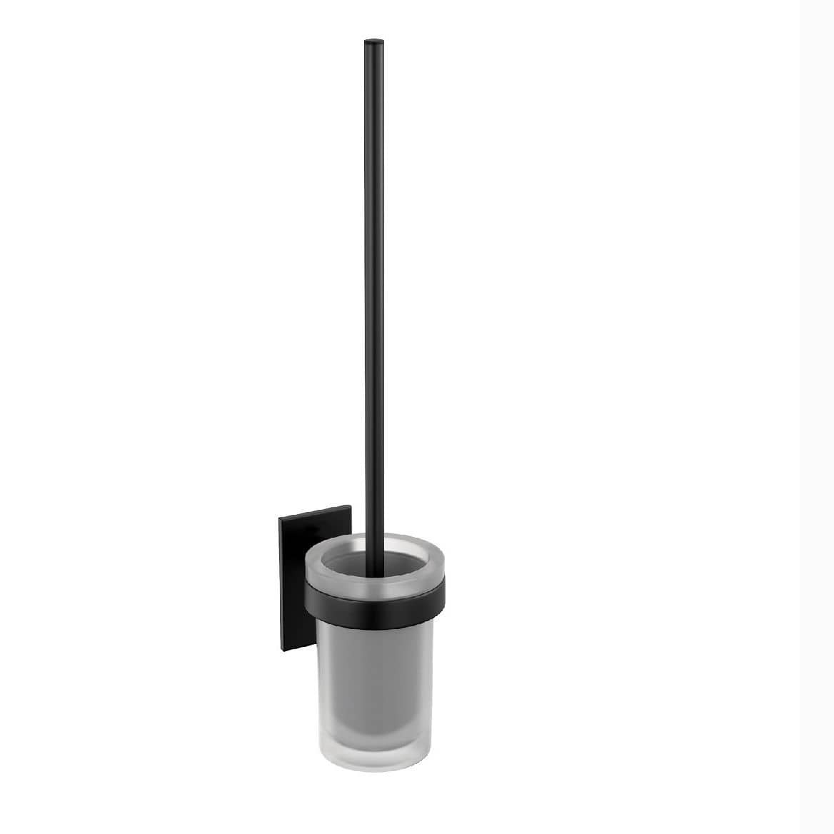 Porta scopino wc da appoggio Seventy in resina termoplastica bianco