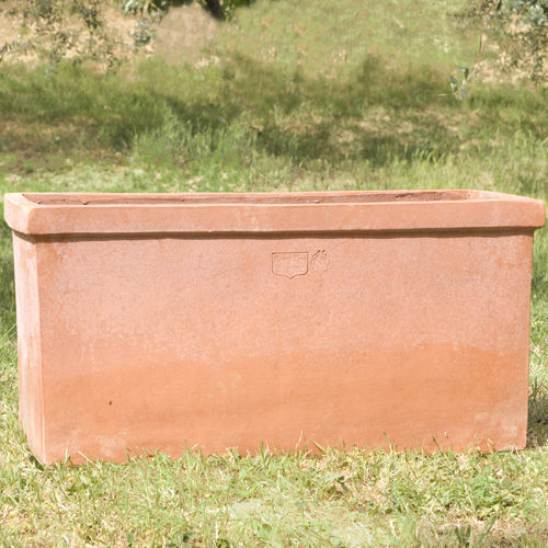 Bettini Deruta | Vaso terracotta liscio Deruta 28cm - Fioriera piante esterno