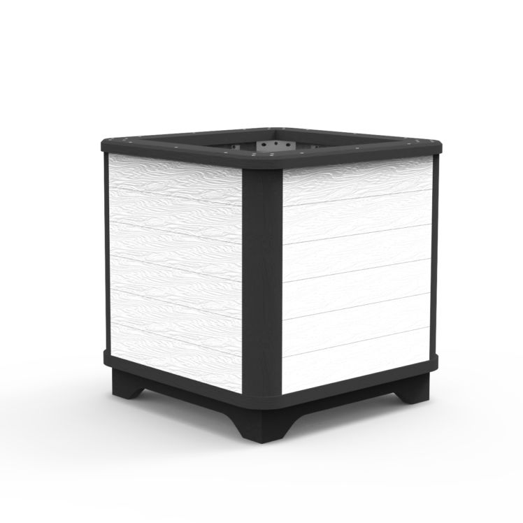 Vaso Fioriera Rettangolare Matheria In Plastica Con Ruote 80 Cm Bianco L 9295408 20172186 1 - Foto 3