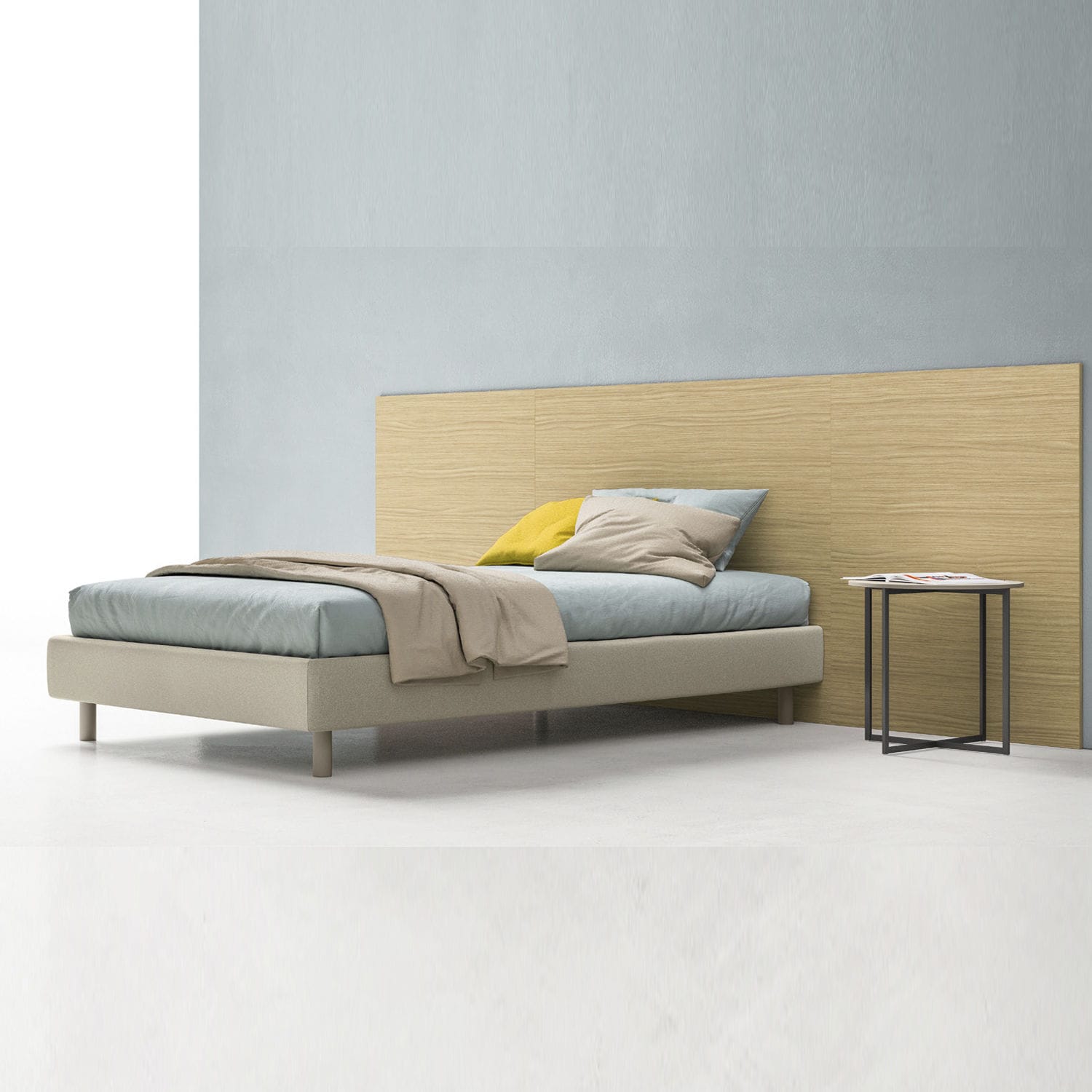 Testiera per letto singolo - ZALF spa - contemporanea / in melaminico