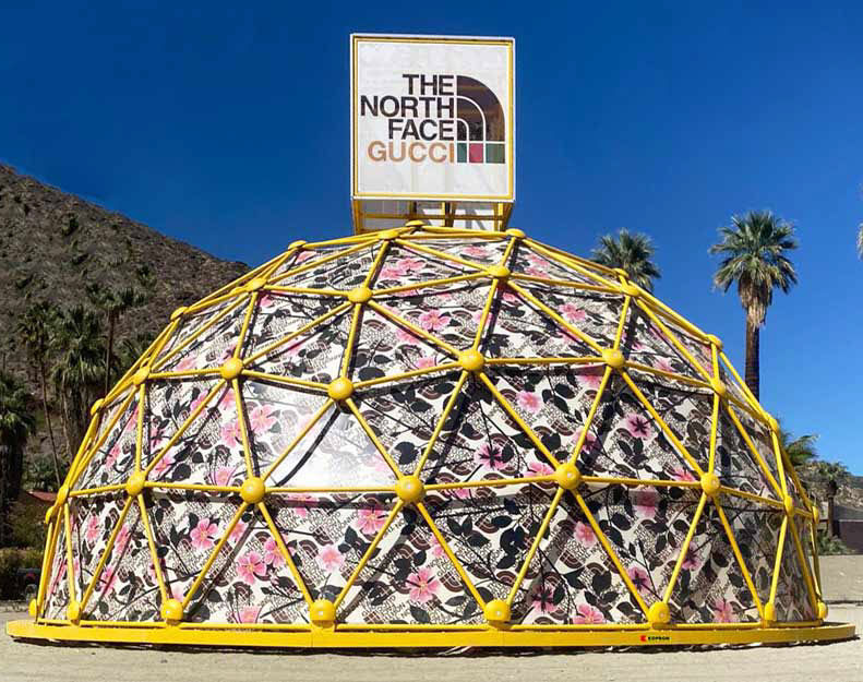 Tensostruttura a cupola geodetica KIgloo KOPRON per copertura