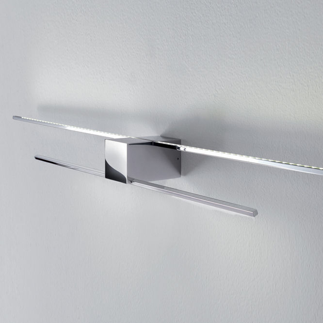 Applique per quadri moderna ORIZZONTE in ottone / LED / lineare