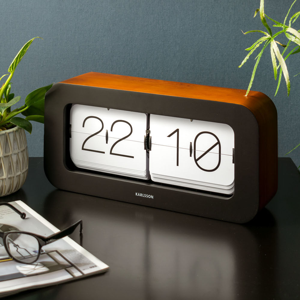 Karlsson Orologio Da Tavolo LED In Scatola - Verde Giungla, Design Moderno - 6