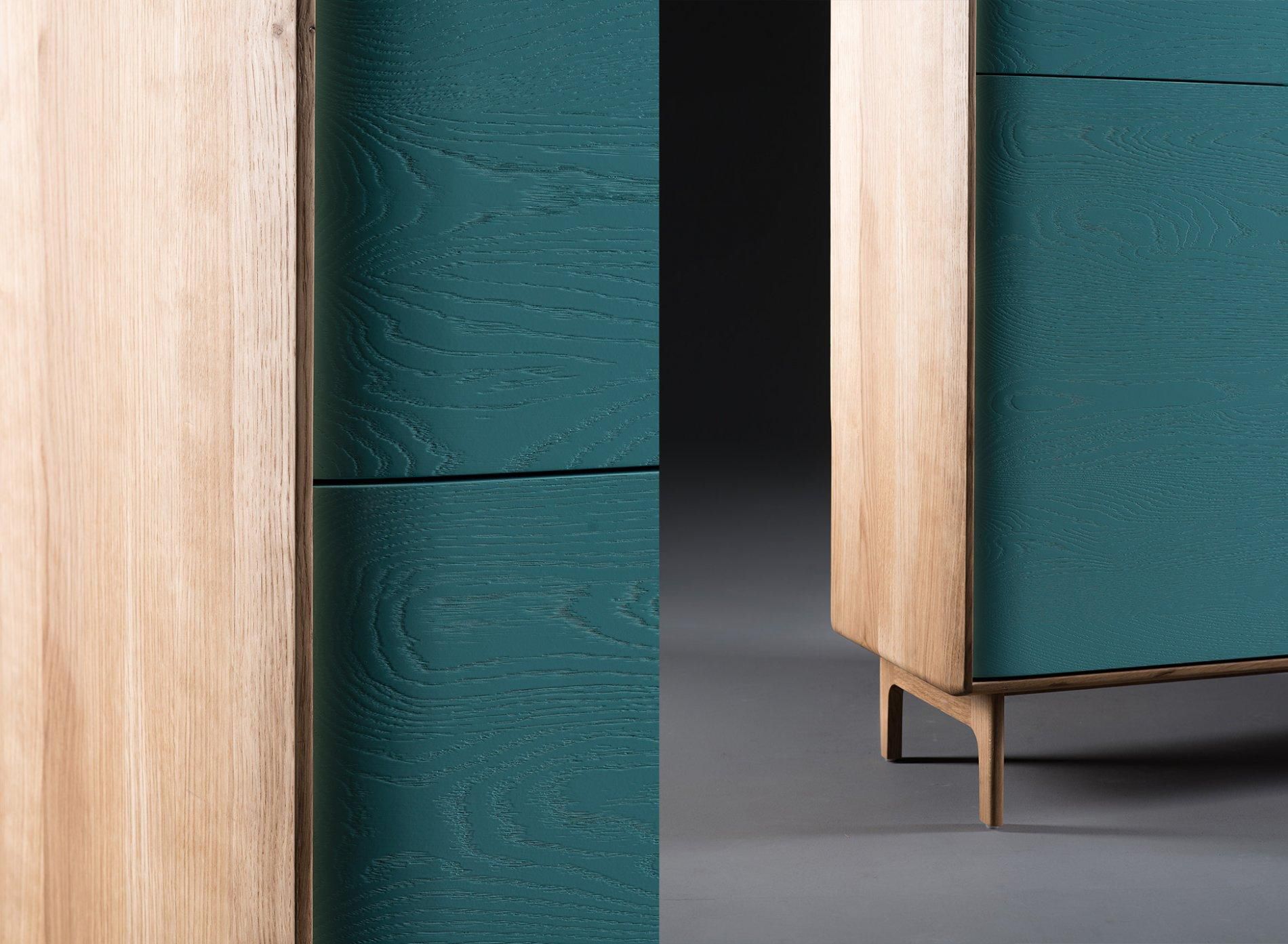 Credenza alta INVITO Artisan Solid Wood Furniture moderna / in