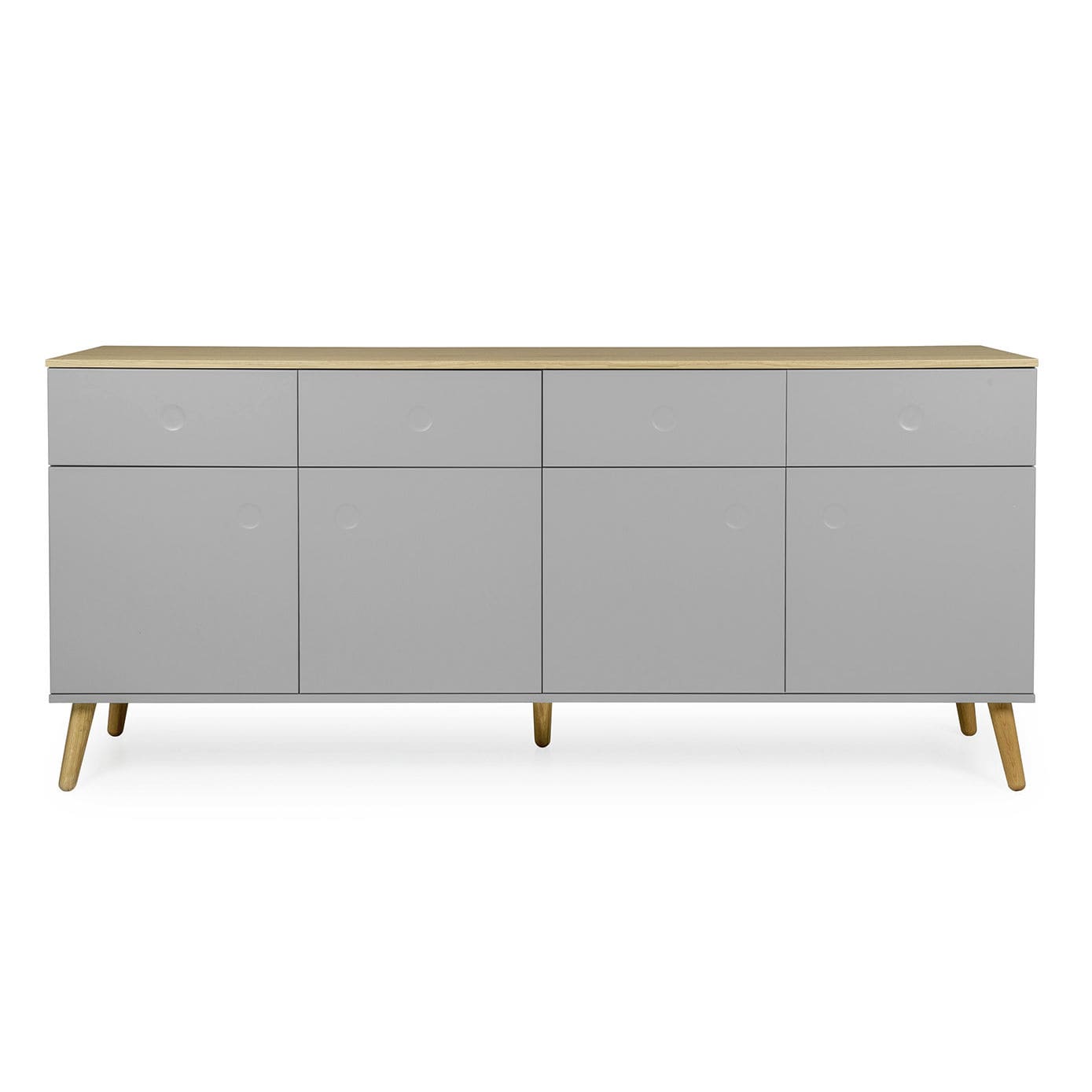 Credenza design scandinavo DOT 1678 Tenzo AB in rovere / bianca