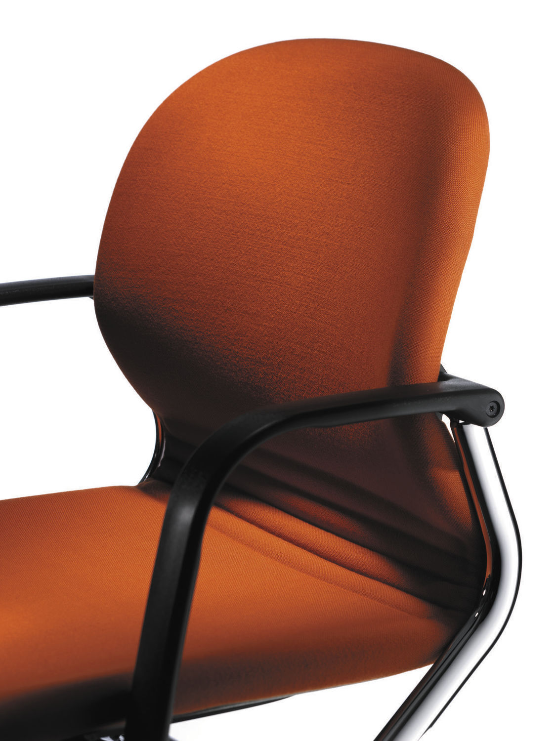 Sedia Ufficio Serta Ashleigh In Velluto Nero – Design Moderno Con Base Cromata E Trapuntatura A Canali