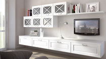 Parete attrezzata TV classico / in legno