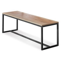 Panca moderna / in legno / in ferro