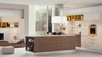 Cucina moderna / impiallacciata in legno...