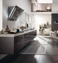 Cucina moderna / in legno / laccata / con...