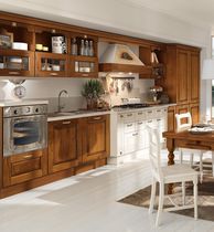 Cucina classica / in legno massiccio / con...
