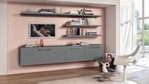 Parete attrezzata TV moderno / in legno