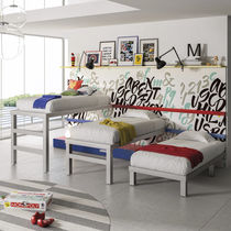 Letto con letto estraibile / singolo / moderno...