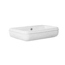 Lavabo sospeso / in ceramica / lucido /...