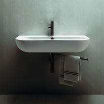 Lavabo sospeso / in ceramica / finitura...