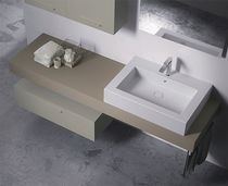 Lavabo da appoggio / in ceramica / rettangolare...