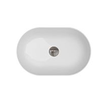 Lavabo da appoggio / in ceramica / ovale...