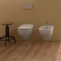 Bidet sospeso / in ceramica