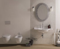Lavabo sospeso / in ceramica / classico