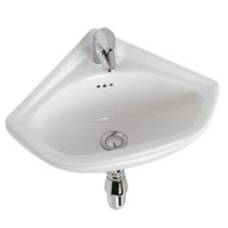 Lavabo sospeso / in ceramica / d'angolo...