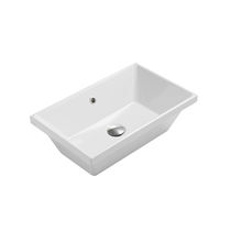 Lavabo sottopiano / in ceramica / rettangolare...