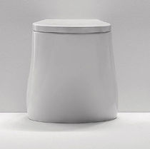WC da appoggio / in ceramica / con sciacquone...