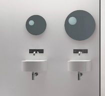 Lavabo doppio / sospeso / in ceramica /...