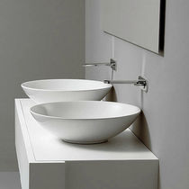 Lavabo doppio / da appoggio / tondo / in...