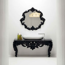 Piano lavabo in resina / in legno laccato...