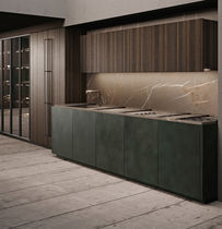 Cucina moderna / impiallacciata in legno...