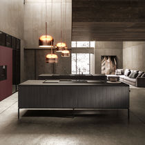 Cucina moderna / impiallacciata in legno...