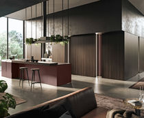 Cucina moderna / impiallacciata in legno...