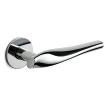 Maniglia per porta / in ottone / moderna