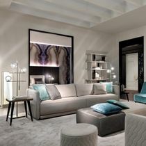 Divano modulare / moderno / da sala / bianco