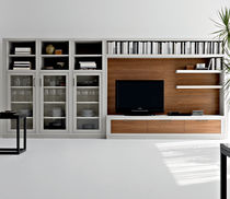 Parete attrezzata TV moderno / in legno...