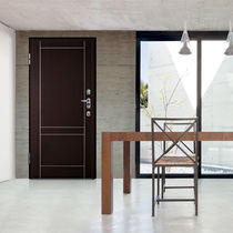 Porta d'ingresso / in legno / battente /...