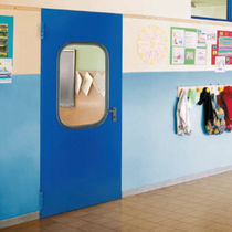 Porta da interno / in metallo / battente...