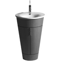 Mobile lavabo da appoggio / in legno / moderno...