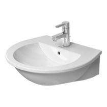 Lavabo sospeso / in ceramica / 1 foro /...