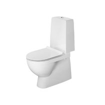 WC da appoggio / in ceramica / senza brida...