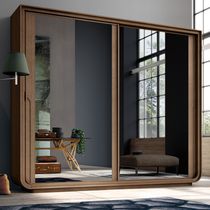 Armadio moderno / in legno massiccio / a...