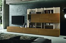 Parete attrezzata TV moderno / in legno...